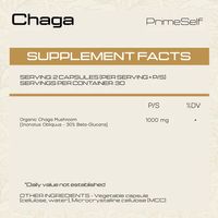 PrimeSelf Chaga Mushroom Capsules